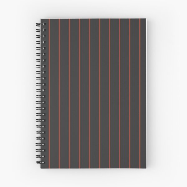 Item preview, Charcoal And Rust Pinstripe Pattern designed and sold by pattern-archive.