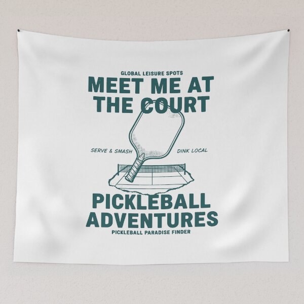 Item preview, Pickleball Funny Player Love Pickleball Court Net designed and sold by LuminOrb.