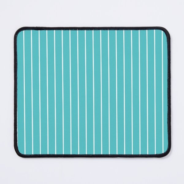 Item preview, Aqua And White Pinstripe Pattern designed and sold by pattern-archive.