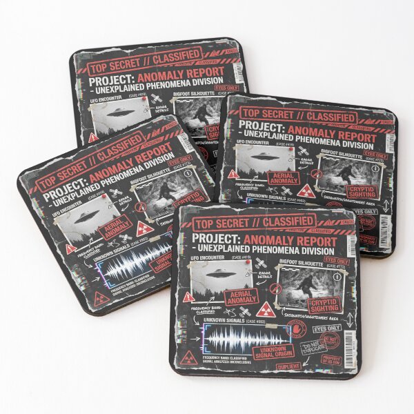 Item preview, Classified Files – Anomaly Report | UFO, Bigfoot & Conspiracy Design designed and sold by PLUSHIWORLDtm.