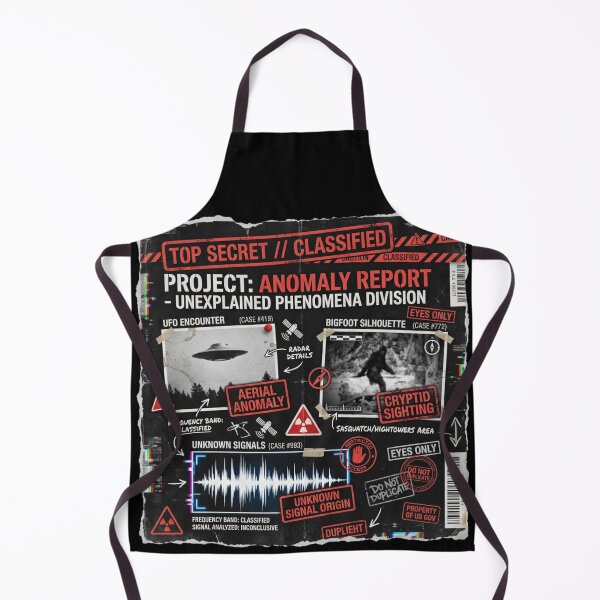 Item preview, Classified Files – Anomaly Report | UFO, Bigfoot & Conspiracy Design designed and sold by PLUSHIWORLDtm.