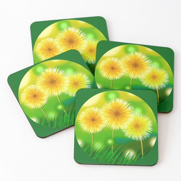 Item preview, Vibrant Yellow Dandelions designed and sold by Andrew  Hitchen.