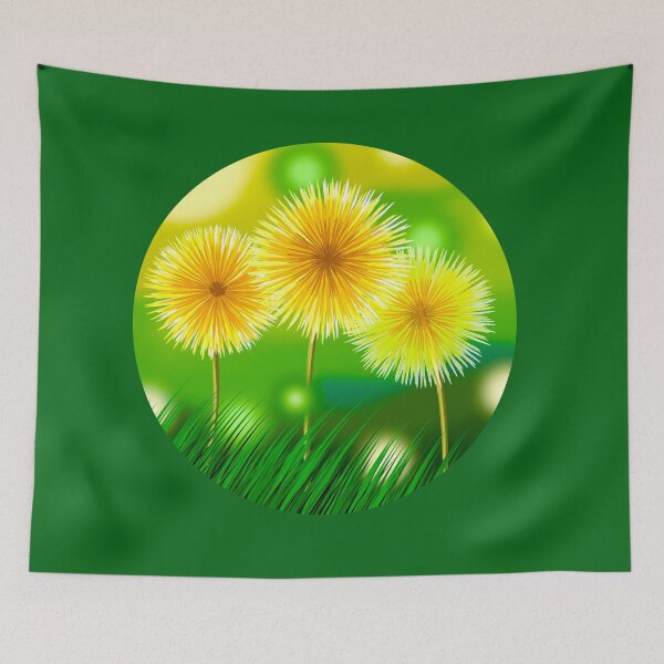Item preview, Vibrant Yellow Dandelions designed and sold by Andrew  Hitchen.