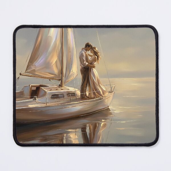 Aperçu de l'œuvre A romantic scene on a boat créée et vendue par PICT T MOSB.