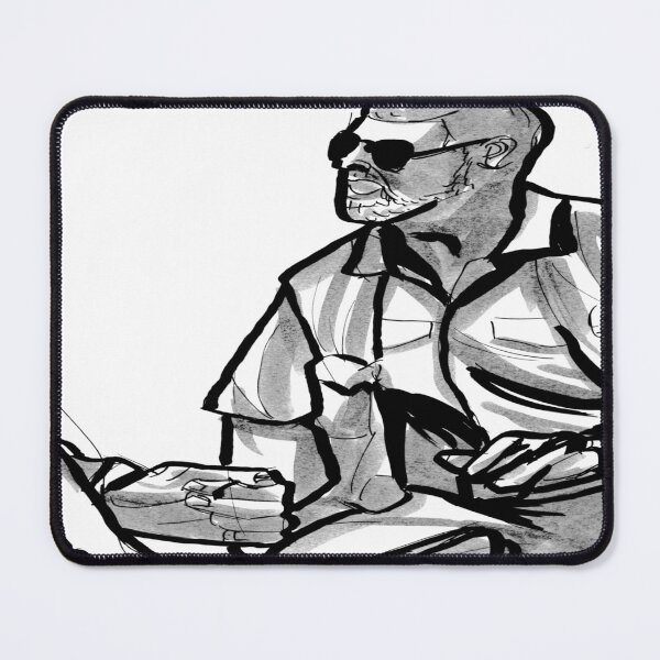 Item preview, 035 Sunglasses Beard Man Sketch designed and sold by FrenkyTank.