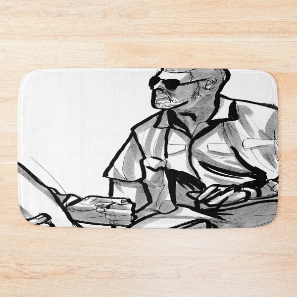 Item preview, 035 Sunglasses Beard Man Sketch designed and sold by FrenkyTank.