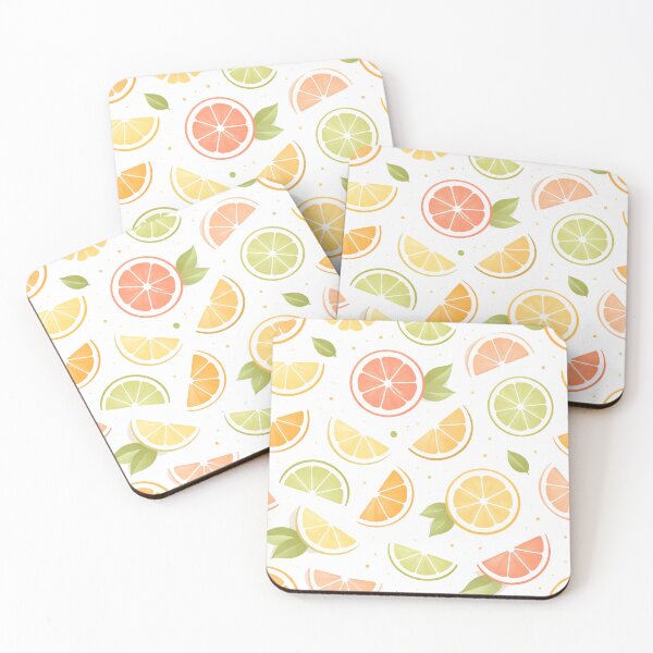 Item preview, Scandi Citrus Summer - Muted Lemon, Lime & Grapefruit Kitchen Print designed and sold by OpenDreamArts.