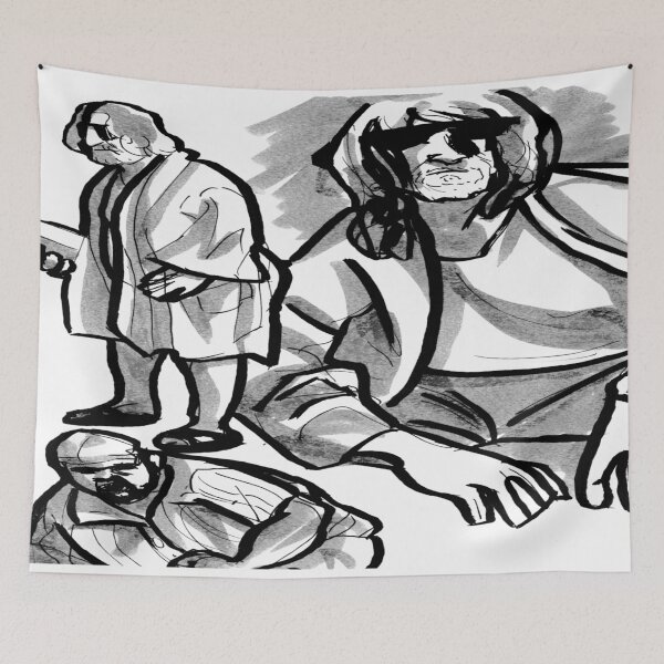 Item preview, 036 Bearded Men Pose Sketch designed and sold by FrenkyTank.