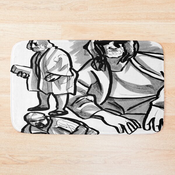 Item preview, 036 Bearded Men Pose Sketch designed and sold by FrenkyTank.