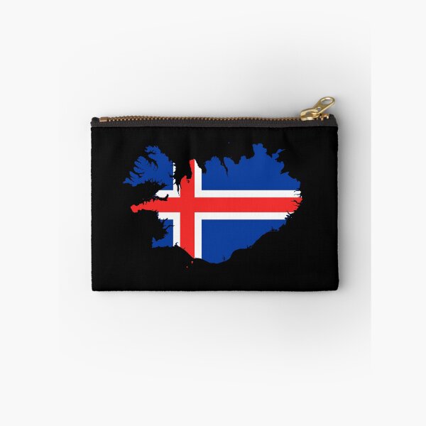 Item preview, Flag Map of Iceland  designed and sold by DreamBrushy.