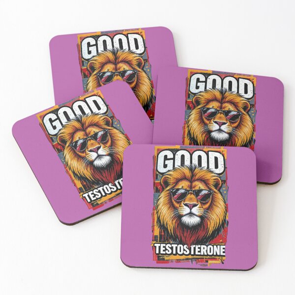 Item preview, Cool Lion Good Testosterone Fitness Design designed and sold by VantagePrints.