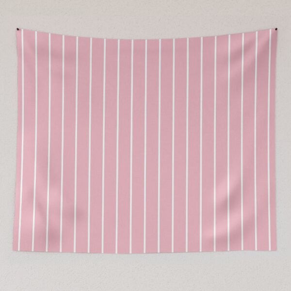 Item preview, Blush And White Pinstripe Pattern designed and sold by pattern-archive.