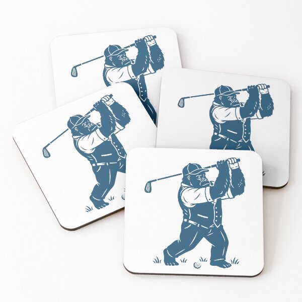 Item preview, The Country Club Ape : Indigo Gorilla Golf - Bold Graphic designed and sold by j-touch-bold.