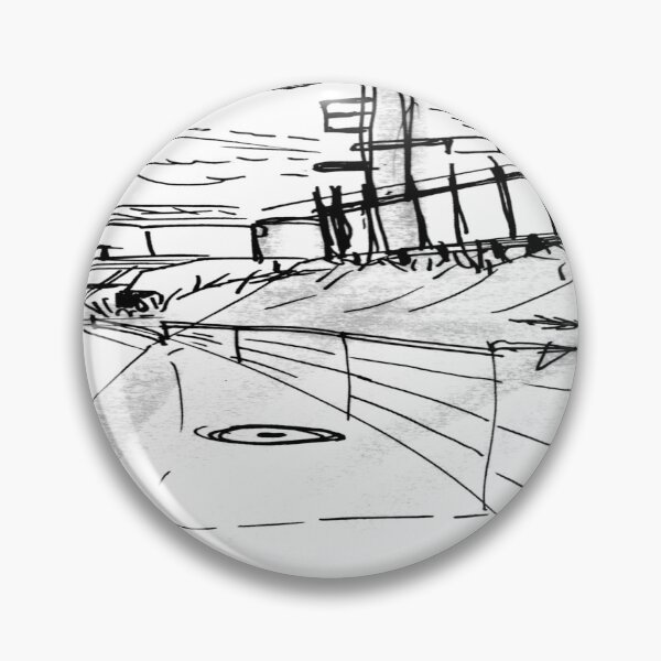Item preview, 038 Train Station Clock Sketch designed and sold by FrenkyTank.