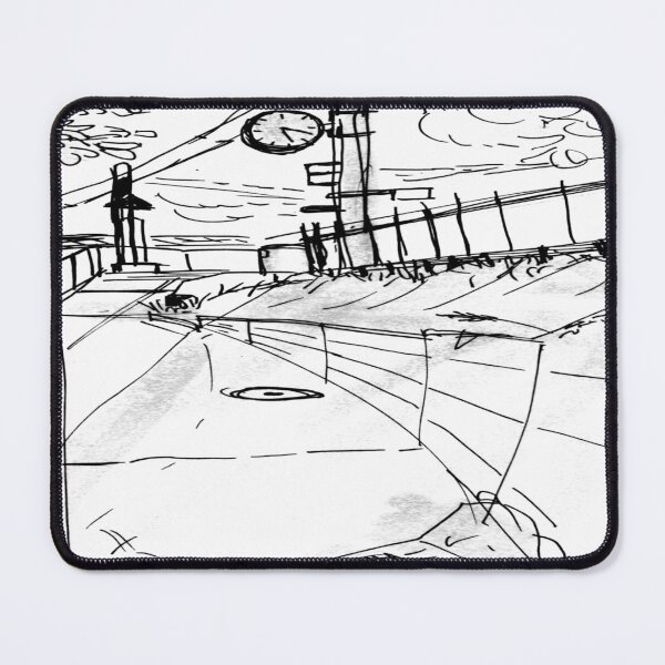Item preview, 038 Train Station Clock Sketch designed and sold by FrenkyTank.