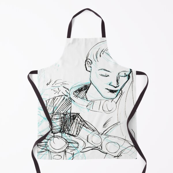 Item preview, 040 Sword Warrior Woman Turquoise Silhouette designed and sold by FrenkyTank.