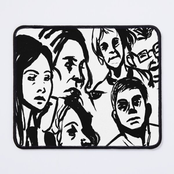 Item preview, 041 Family Faces Looking Right Sketch designed and sold by FrenkyTank.