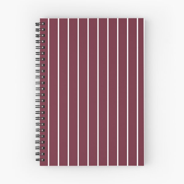 Item preview, Burgundy And White Pinstripe Pattern designed and sold by pattern-archive.