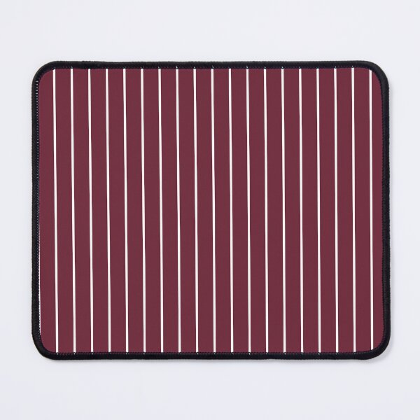 Item preview, Burgundy And White Pinstripe Pattern designed and sold by pattern-archive.