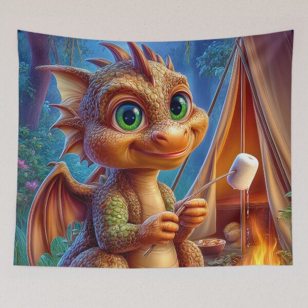 Item preview, A Tiny Dragon’s Campfire Delight designed and sold by MyMagicalPlace.