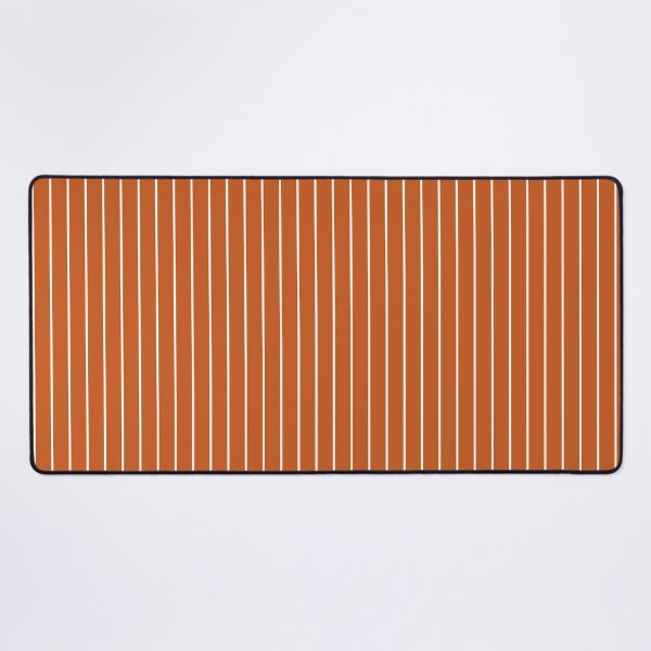 Item preview, Burnt Orange And White Pinstripe Pattern designed and sold by pattern-archive.
