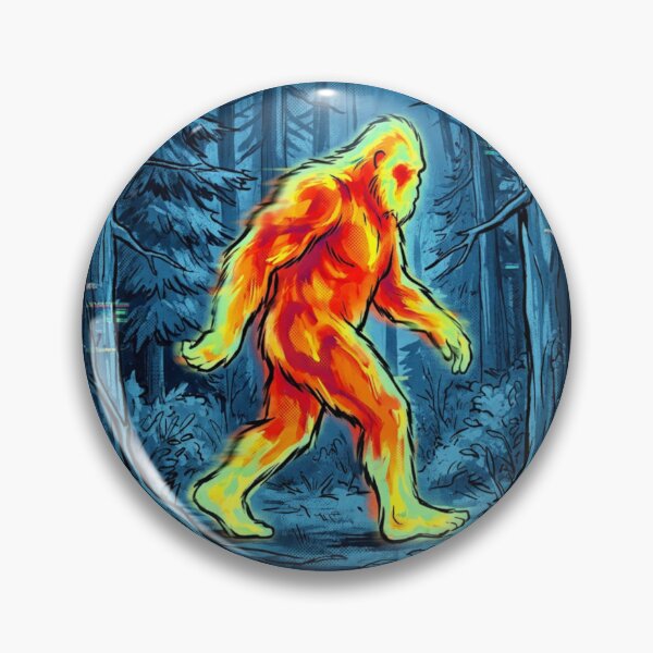 Item preview, Thermal Bigfoot Sighting – Classified Creature File 001 designed and sold by PLUSHIWORLDtm.