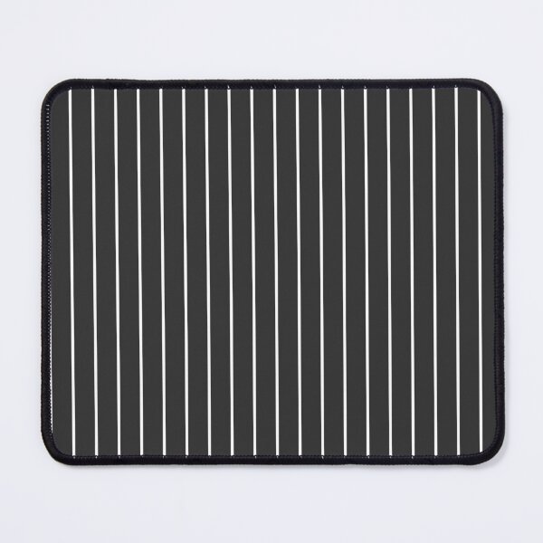 Item preview, Charcoal And White Pinstripe Pattern designed and sold by pattern-archive.