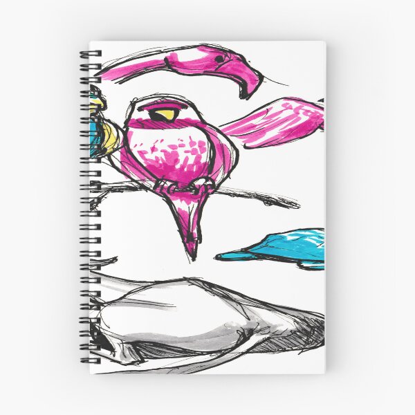 Item preview, 047 Wildlife Dreamscape - Pink Flamingo Gnu Turtle designed and sold by FrenkyTank.