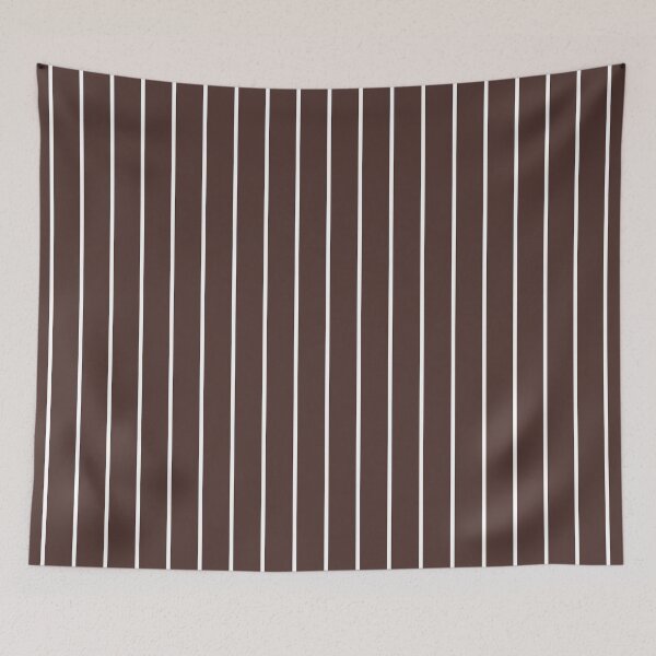 Item preview, Chocolate And White Pinstripe Pattern designed and sold by pattern-archive.