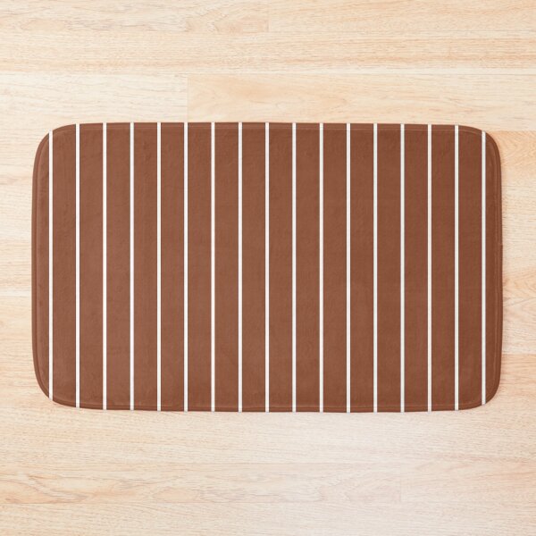 Item preview, Copper And White Pinstripe Pattern designed and sold by pattern-archive.