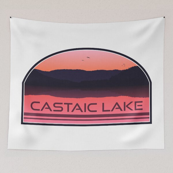 Item preview, Castaic Lake California Red Sunrise designed and sold by Esskay Designs.