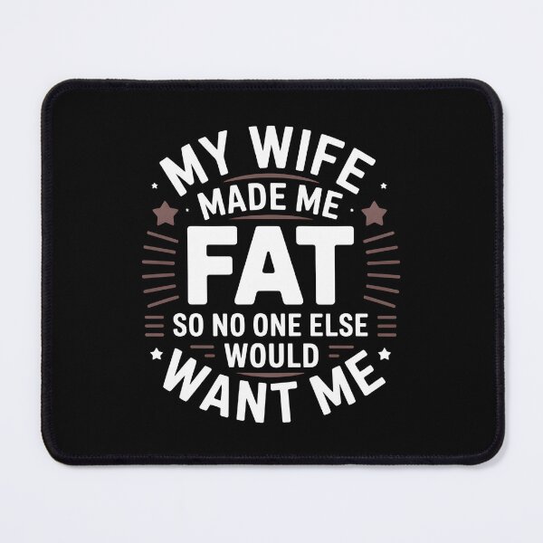 Item preview, My Wife Made Me Fat Funny Husband Shirt – Sarcastic Marriage Humor Quote Vintage Style Gift designed and sold by ZyziowskyArt.