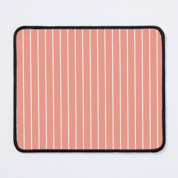 Item preview, Coral And White Pinstripe Pattern designed and sold by pattern-archive.