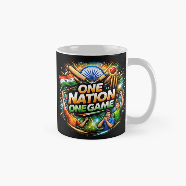 Item preview, One Nation One Game – Indian Cricket Pride | Patriotic Gen Z Sports Graphic Tee designed and sold by warlistop.