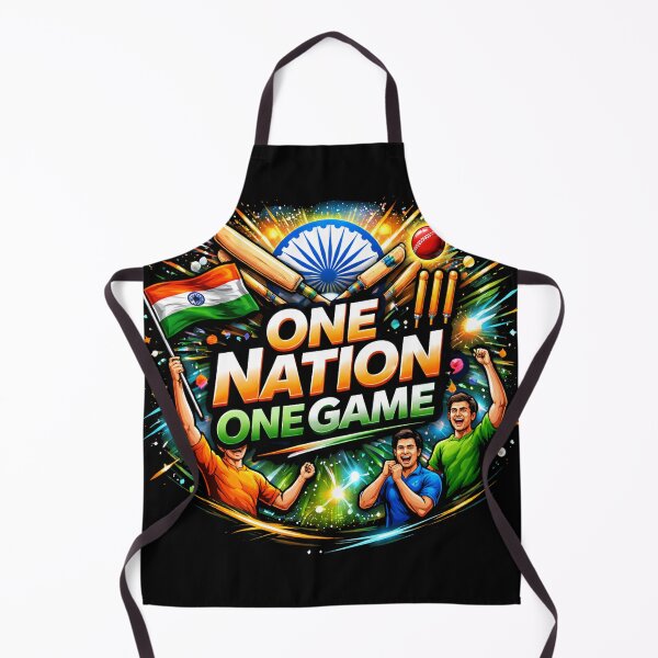 Item preview, One Nation One Game – Indian Cricket Pride | Patriotic Gen Z Sports Graphic Tee designed and sold by warlistop.