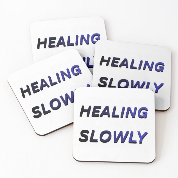 Item preview, Healing Slowly Self Love Quote Minimal Aesthetic Design designed and sold by PrataeAesthetics.