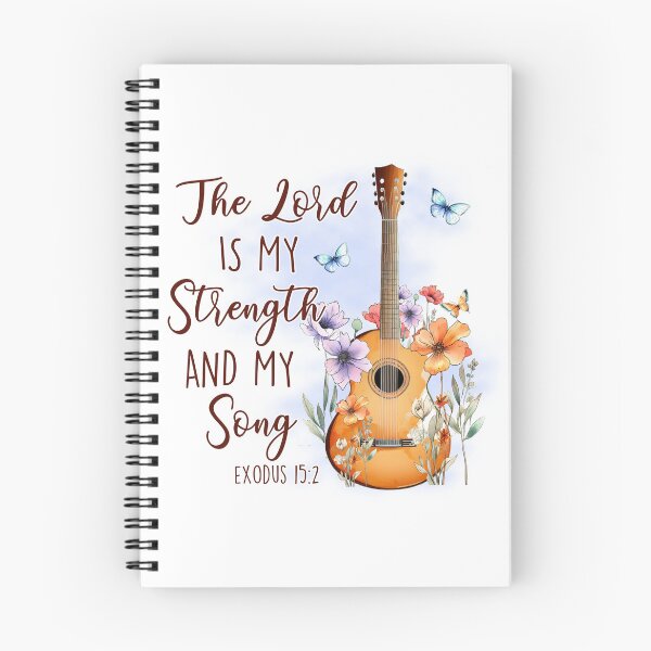 Item preview, The Lord is my strength and my Song - Exodus 15 verse 2 designed and sold by simplydesignart.