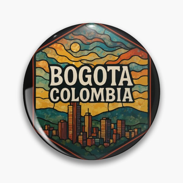 Item preview, Bogotá Colombia Stained Glass Art Travel designed and sold by TomFrontierArt.