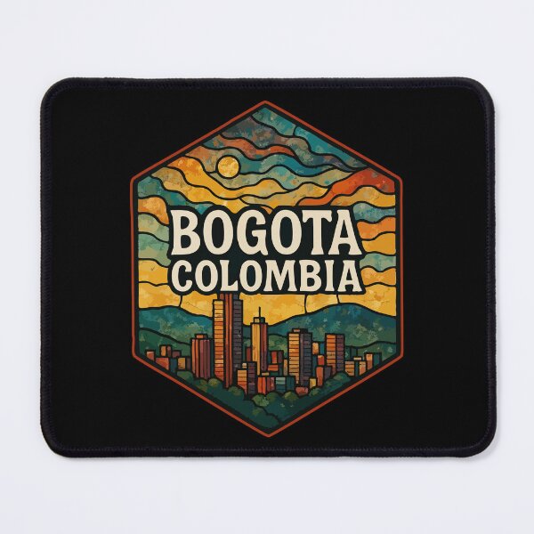Item preview, Bogotá Colombia Stained Glass Art Travel designed and sold by TomFrontierArt.