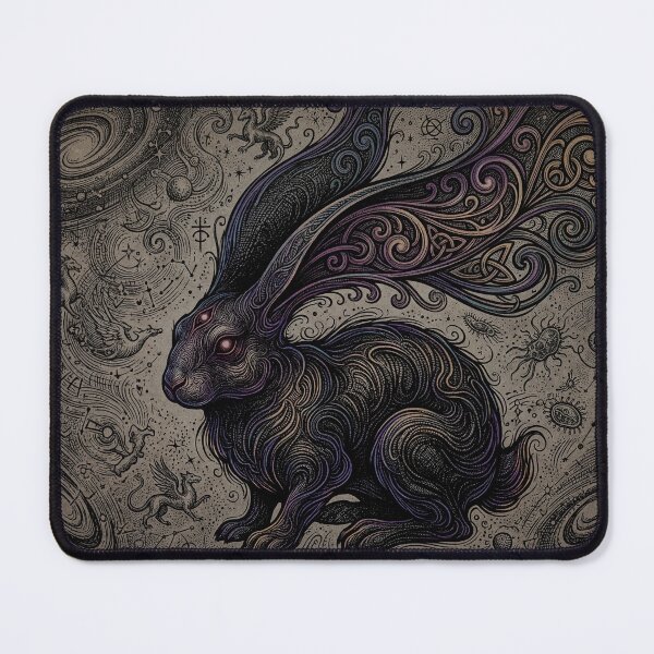 Item preview, Mystical Vintage Creepy Rabbit designed and sold by NecroScrolls.