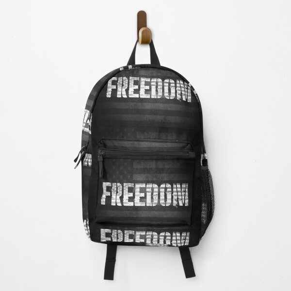 Item preview, Black American Flag Freedom Shirt | Distressed USA Patriotic Tee | Minimal Grunge Veteran Shirt designed and sold by artistwill.