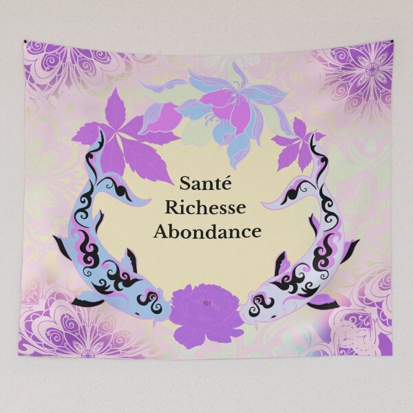 Item preview, Health · Wealth · Abundance – Koi Carp & Pastel Mandala designed and sold by Herami.