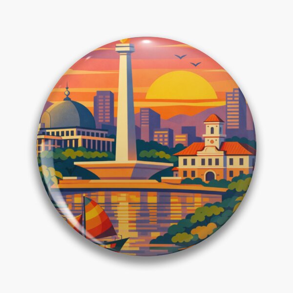 Item preview, Jakarta Indonesia Travel Poster designed and sold by MatthewHeights.