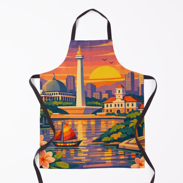 Item preview, Jakarta Indonesia Travel Poster designed and sold by MatthewHeights.