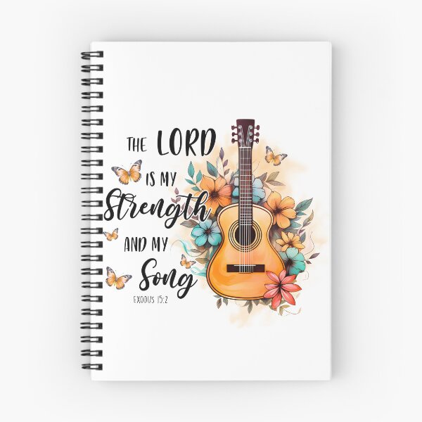 Item preview, The Lord is my strength and my Song - Exodus 15 verse 2 designed and sold by simplydesignart.