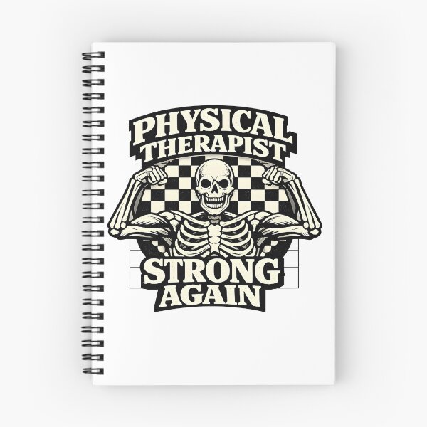 Item preview, Physical Therapist Strong Again Skeleton Rehab Motivation Physiotherapy PT Gift designed and sold by ClinicalHubs.