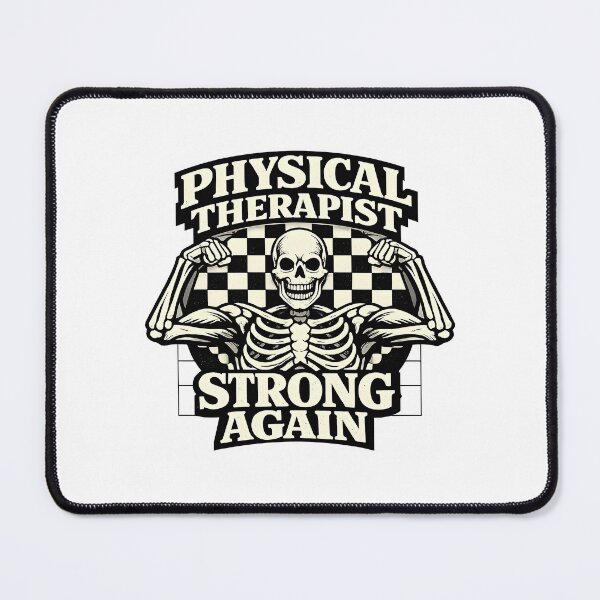 Item preview, Physical Therapist Strong Again Skeleton Rehab Motivation Physiotherapy PT Gift designed and sold by ClinicalHubs.