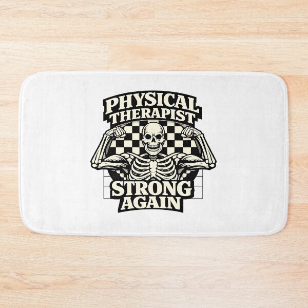 Item preview, Physical Therapist Strong Again Skeleton Rehab Motivation Physiotherapy PT Gift designed and sold by ClinicalHubs.