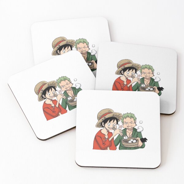 Item preview, Luffy Zoro Eating Ramen Cute Anime designed and sold by Snowdog-Art.