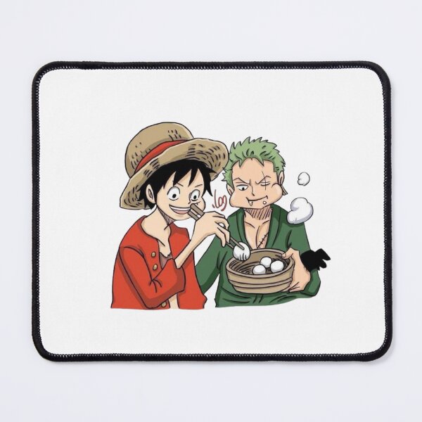 Item preview, Luffy Zoro Eating Ramen Cute Anime designed and sold by Snowdog-Art.
